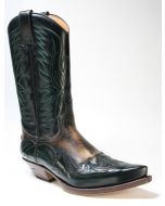  3241 Sendra Cowboystiefel Flora Verde Botella Denver Canela dark