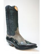 3242 Sendra Boots Cowboystiefel Ciclon Negro Serraje Taupe