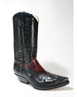 3242 Sendra Boots Flor. Negro Flor. Rojo 