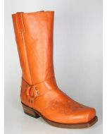 6074 Sancho Bikerboots Flamme orange