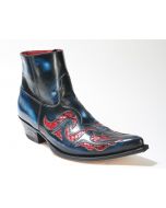7482 Sendra Boots JAVI Denver Azul Python Rojo