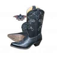 WBL-29 Stars&Stripes Cowboystiefel Black