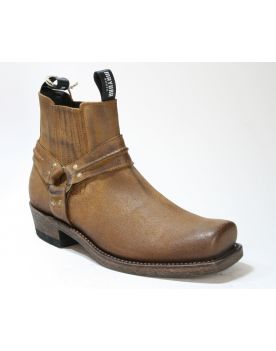 004 MAYURA Bikerboots Afelpado Tabaco