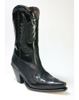 18839 Sendra Cowboystiefel GORCA Flor. Negro Sprinter Negro