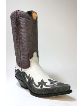 3241 Sendra Cowboystiefel Coco Carre Selva Antracita