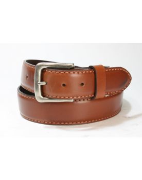 5849 Ledergürtel Cognac