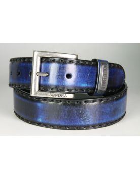 8563 Sendra Gürtel Denver Azul Dirty
