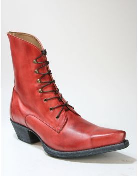 9027 SANCHO Country Schnürstiefel Napa Rojo