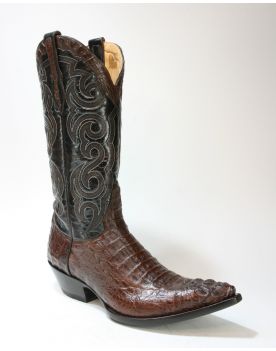 TEXAS Cowboystiefel Sendra  Mexiko Caiman Cola Chocolate