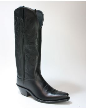 TS 1548 Old West Cowboystiefel Kniehoch Black