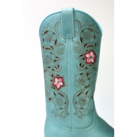  19189 Sendra Boots DEBORA Arizona Aqua Flower