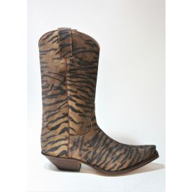  2966 SENDRA BOOTS Serr. Imitation Tigre Camello
