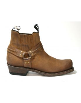 004 MAYURA Bikerboots Afelpado Tabaco
