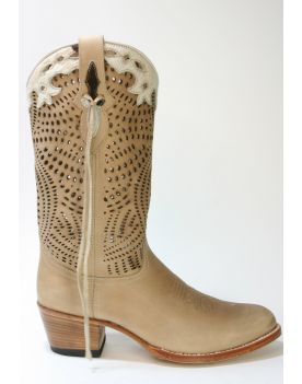 15038 Sendra Cowboystiefel DEBORA Floter Beige