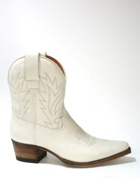 16954 Sendra GENE Salvaje Panna weiße Cowboystiefel