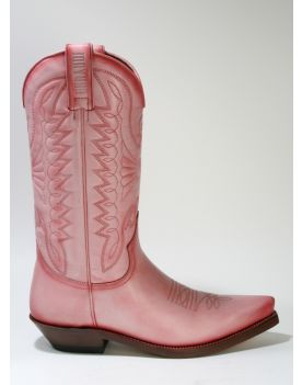 1920 Mayura Cowboystiefel Vintage Rosa