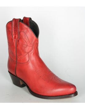 2374 MAYURA Cowboystiefel Kurzschaft Rojo