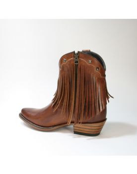 2374 MAYURA Fransenstiefel Castano