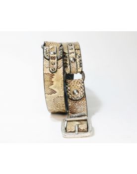 519 Sendra Gürtel Python Natural