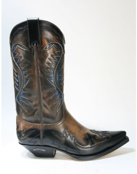 6480 Sendra Boots Cowboystiefel Flor. Negro Denver