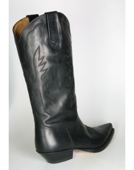 8496 Sancho Cowboystiefel Negro