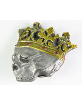 Gürtelschnalle Buckle skull king