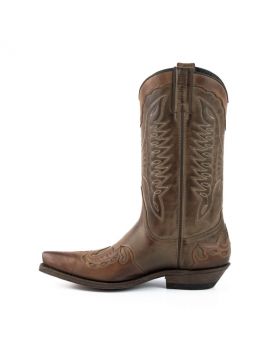 017 Mayura Boots Cowboystiefel Stbu Taupe / Stbu Ecotan