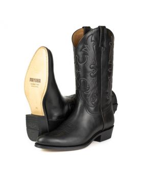 2627 MAYURA Cowboystiefel Negro