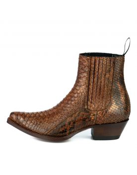 2496 Mayura Boots Stiefeletten Python Cognac