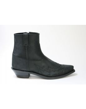 1518 OLDWEST Stiefeletten Durham Black Distress