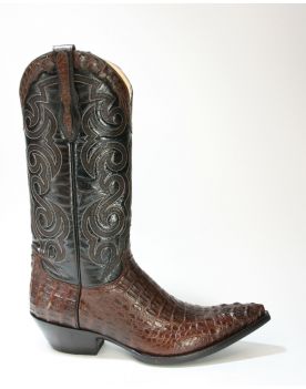 TEXAS Cowboystiefel Sendra  Mexiko Caiman Cola Chocolate