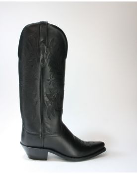 TS 1548 Old West Cowboystiefel Kniehoch Black 