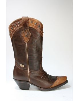 WBL-28 Stars and Stripes Cowboystiefel Brown