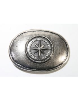 1113 Windrose Gürtelschnalle Maritim